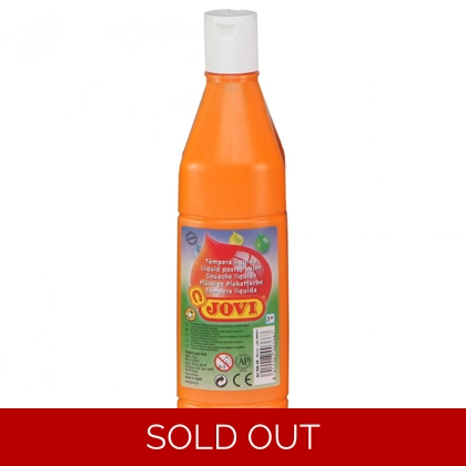 JOVI Liquid Poster Paint Bottle 500ml Orange